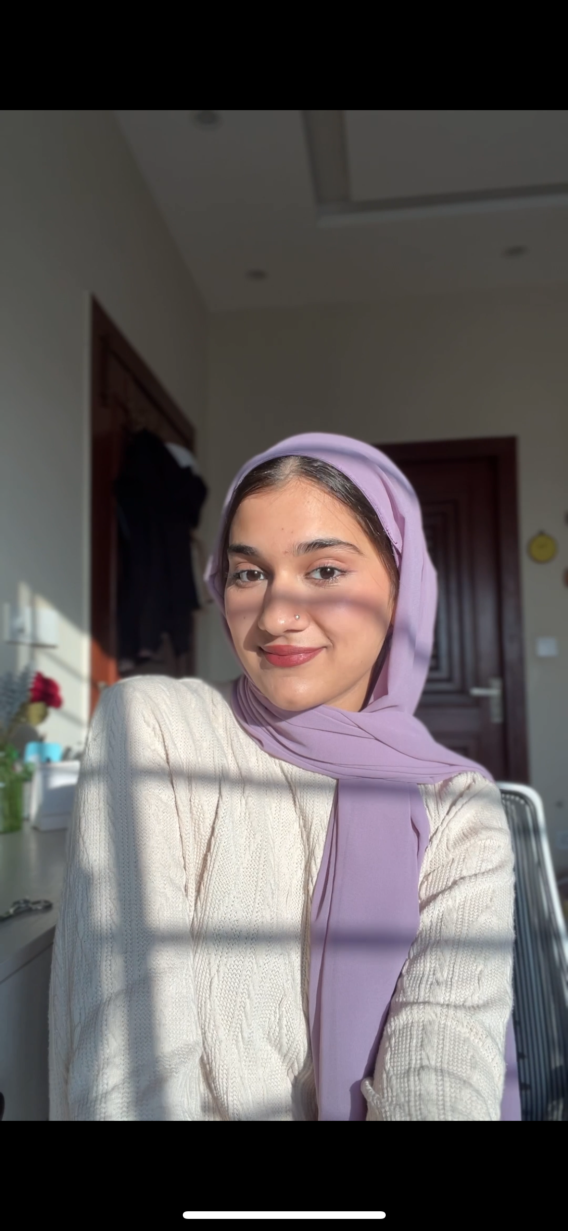 Instant Hijab- Hijab + Attached cap- Lilac