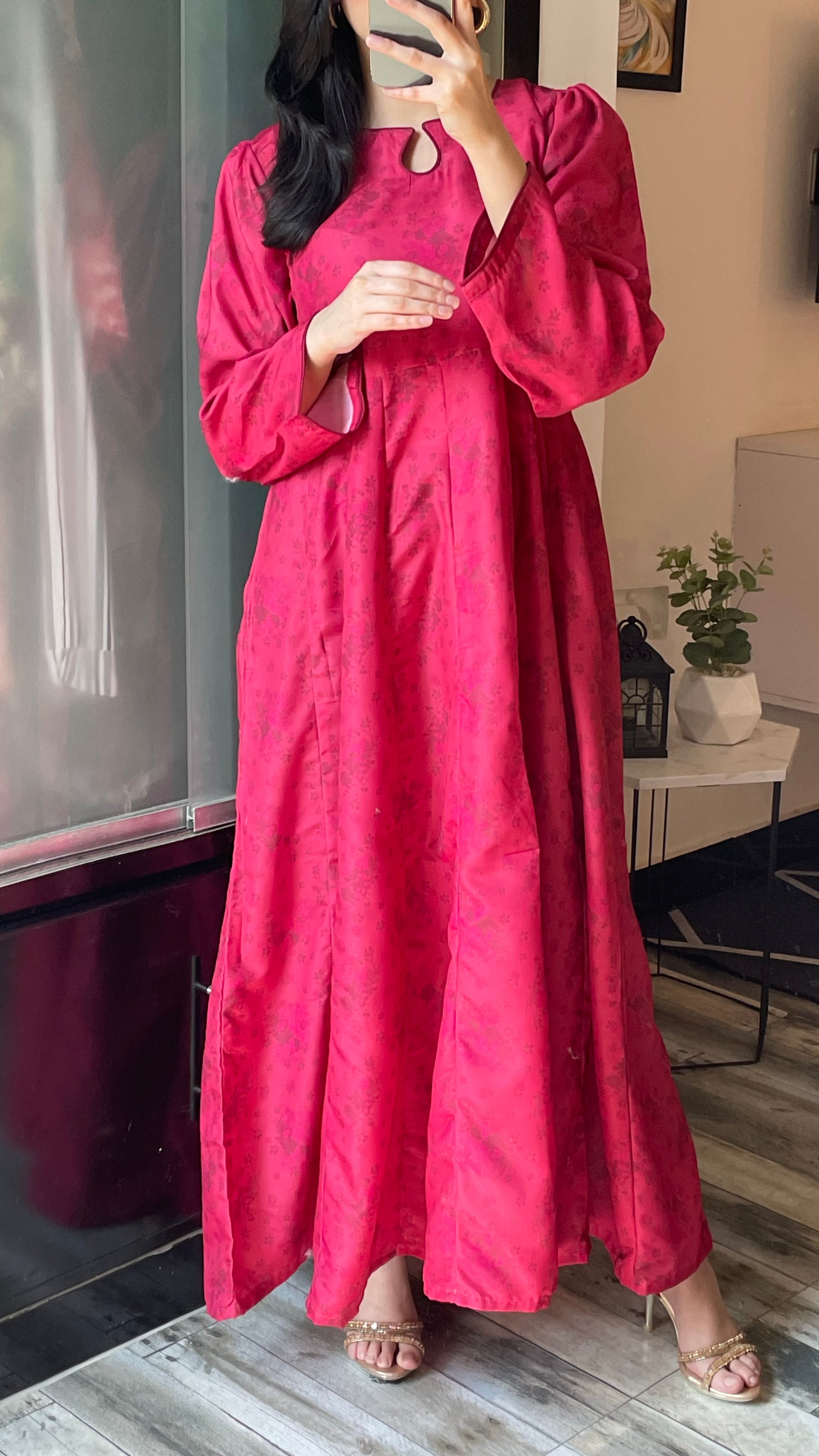 Camellia - Long A-line Dress