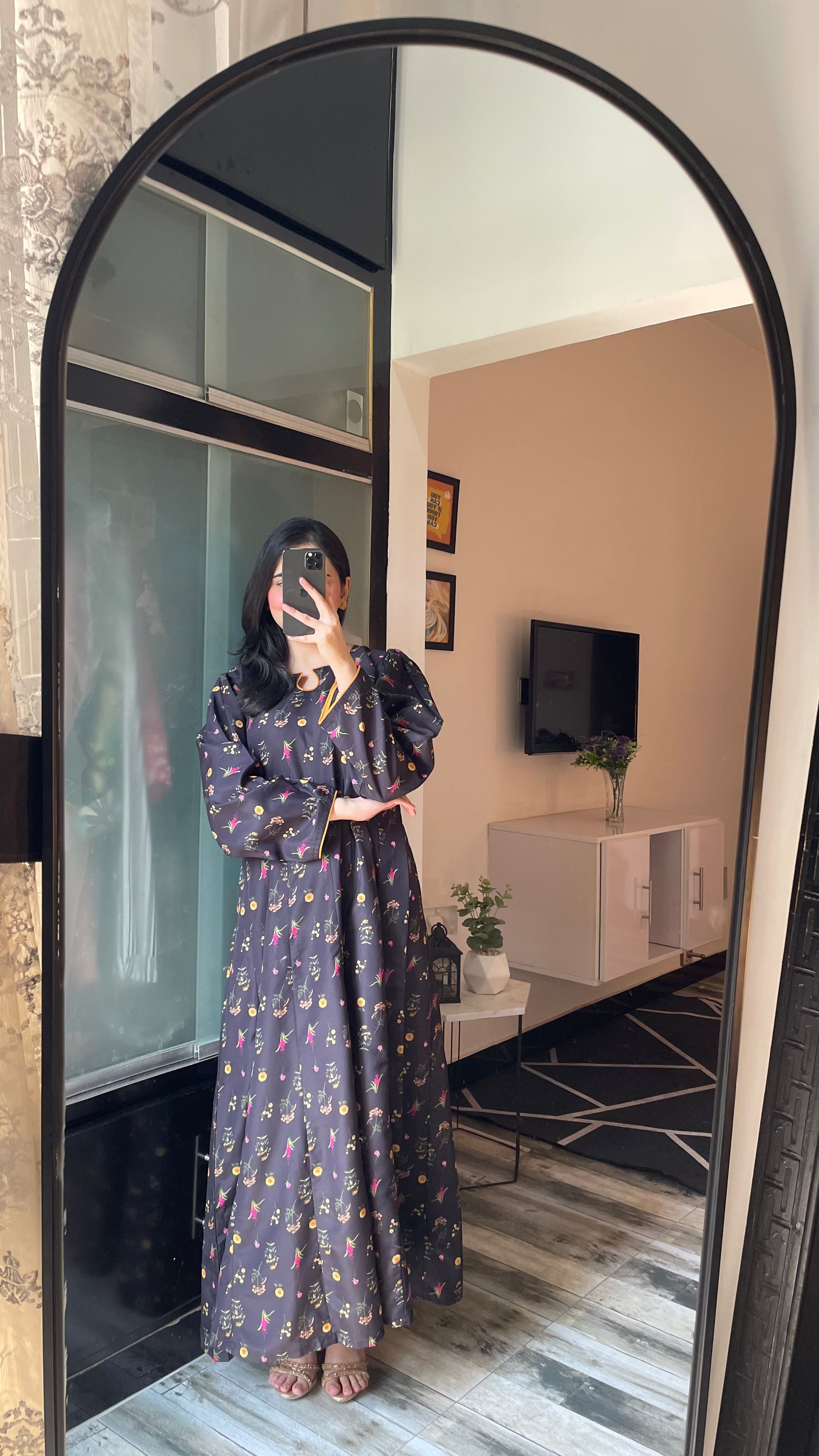 Charm - Long A-line Dress