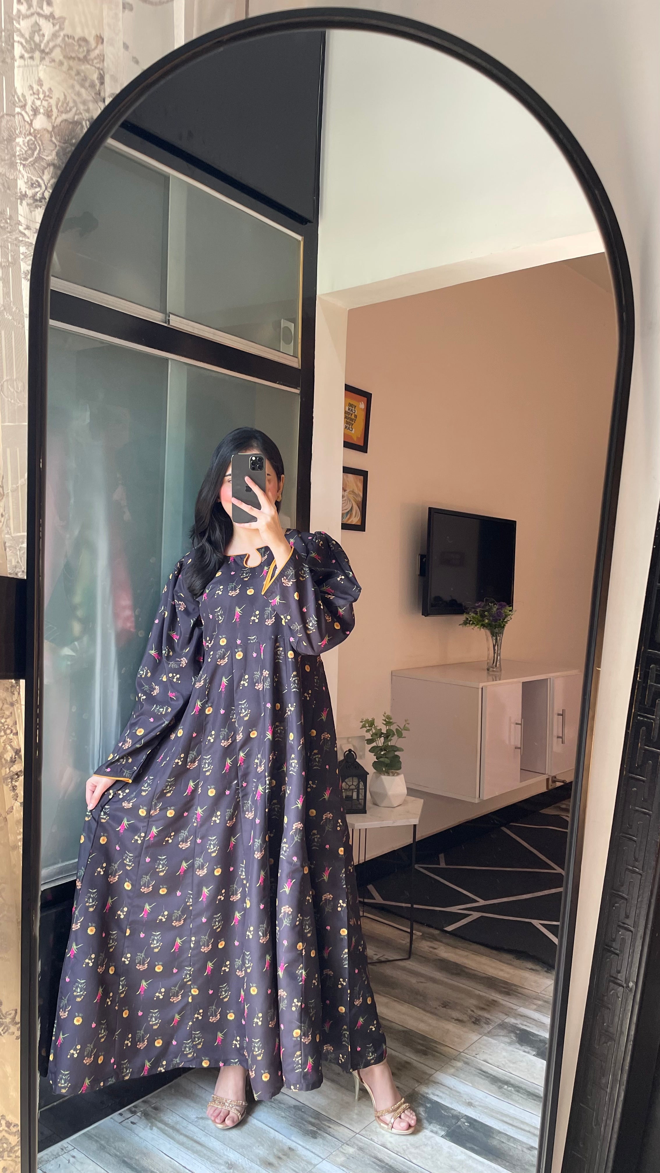 Charm - Long A-line Dress