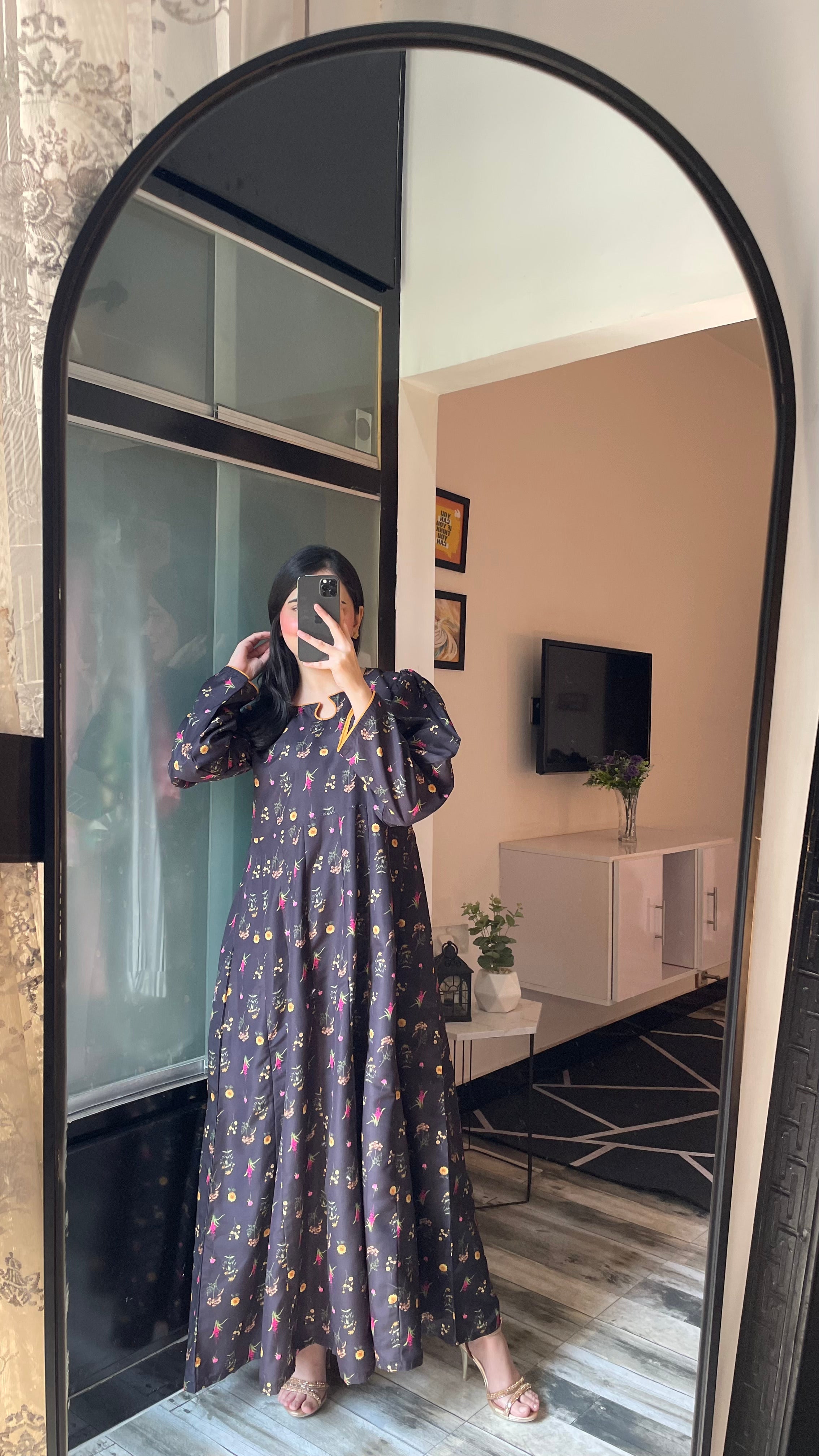 Charm - Long A-line Dress