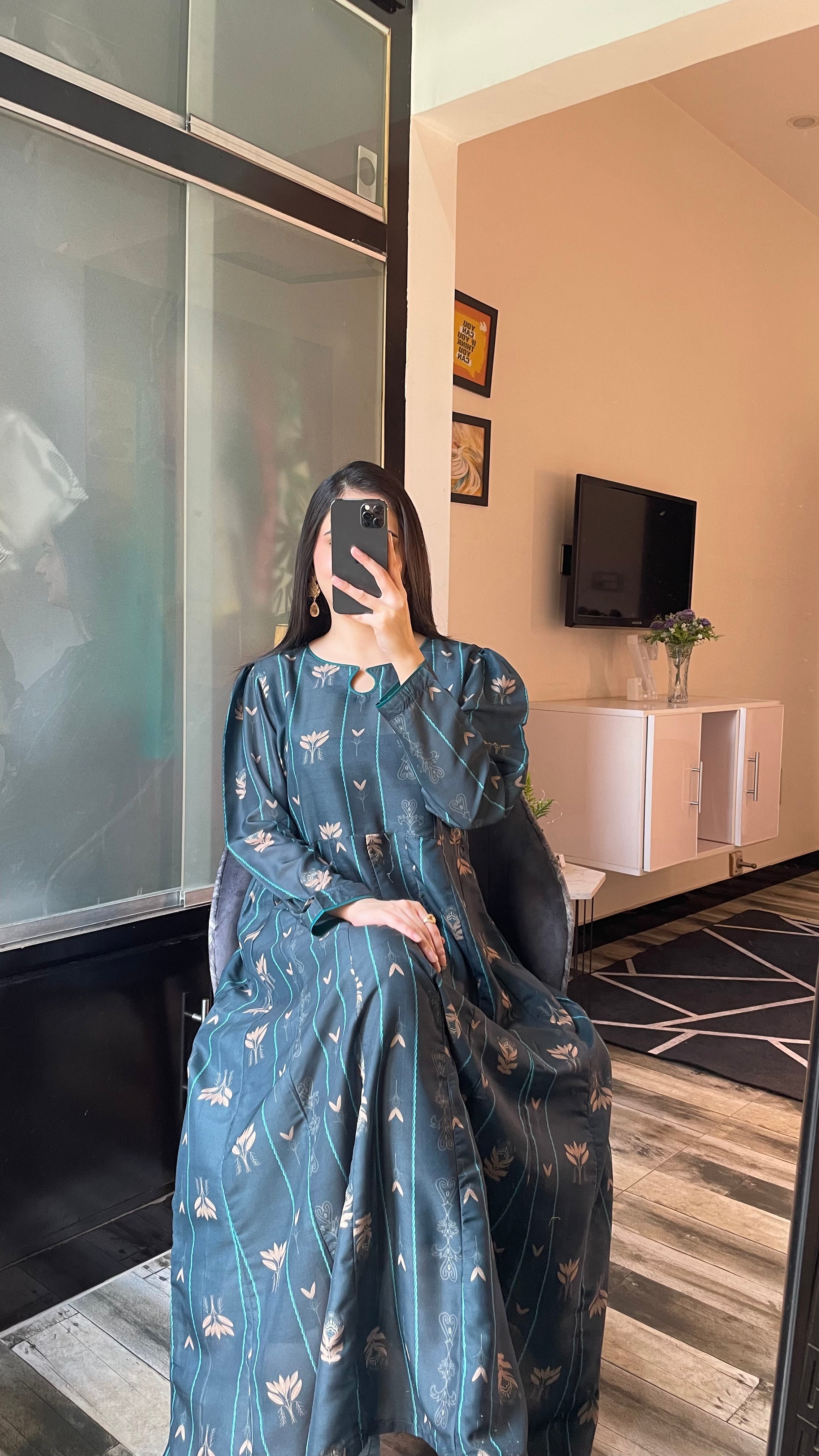 Serene - Long A-line Dress