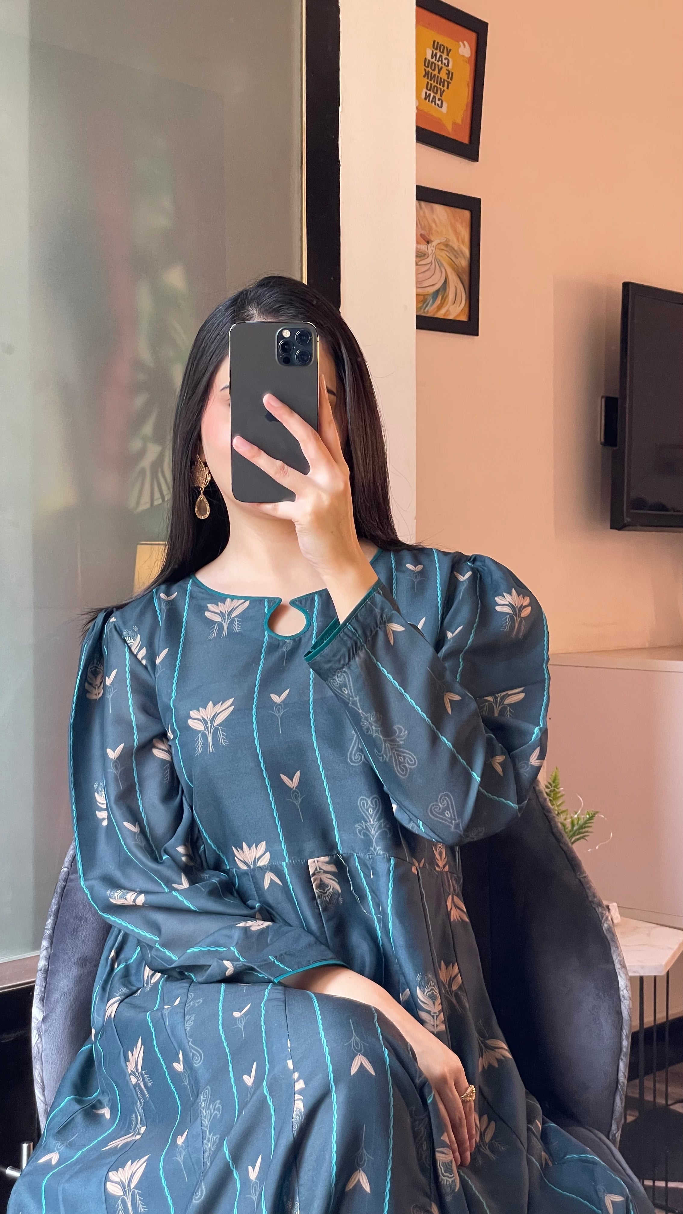 Serene - Long A-line Dress