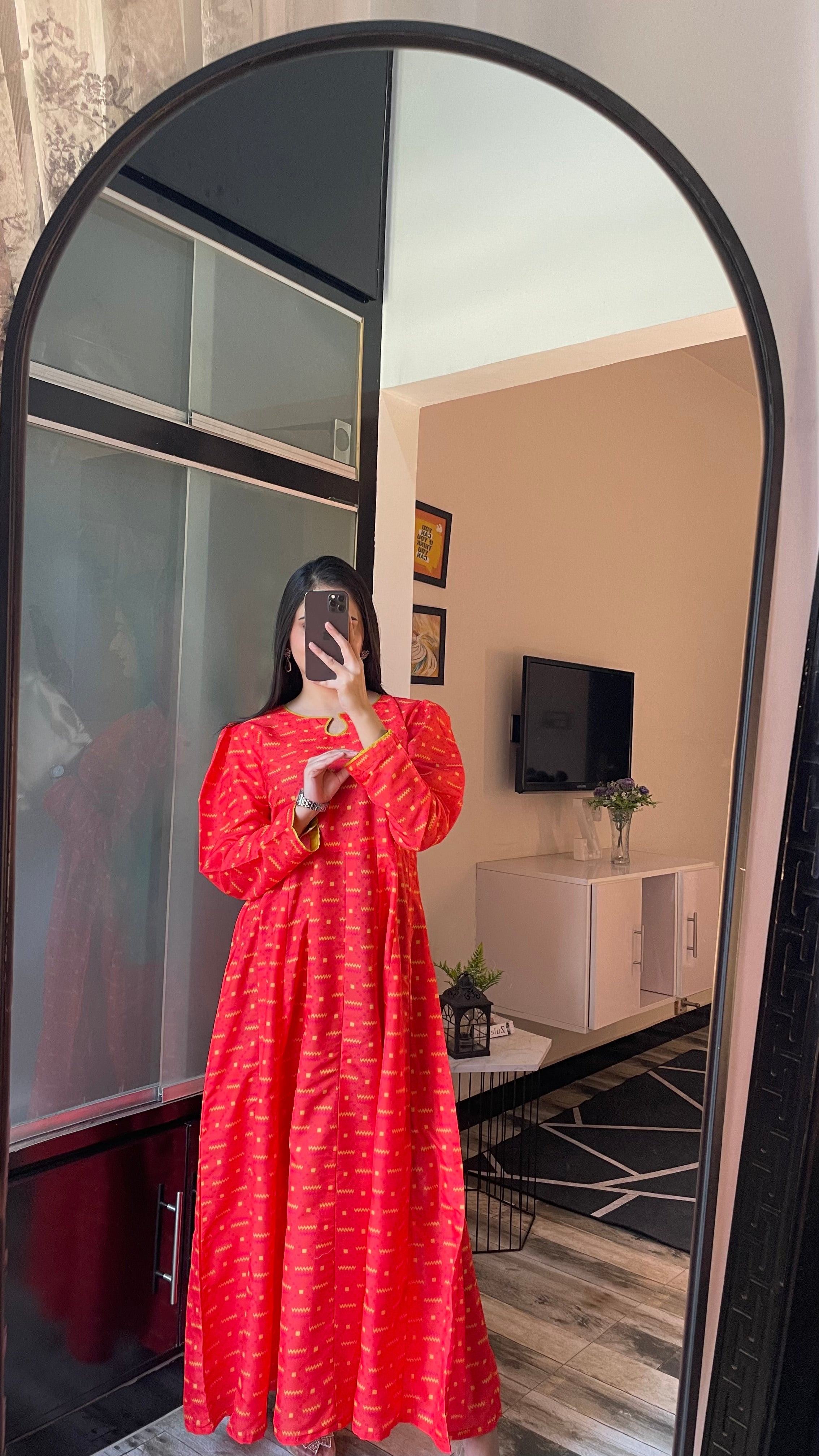 Flora - Long A-line Dress