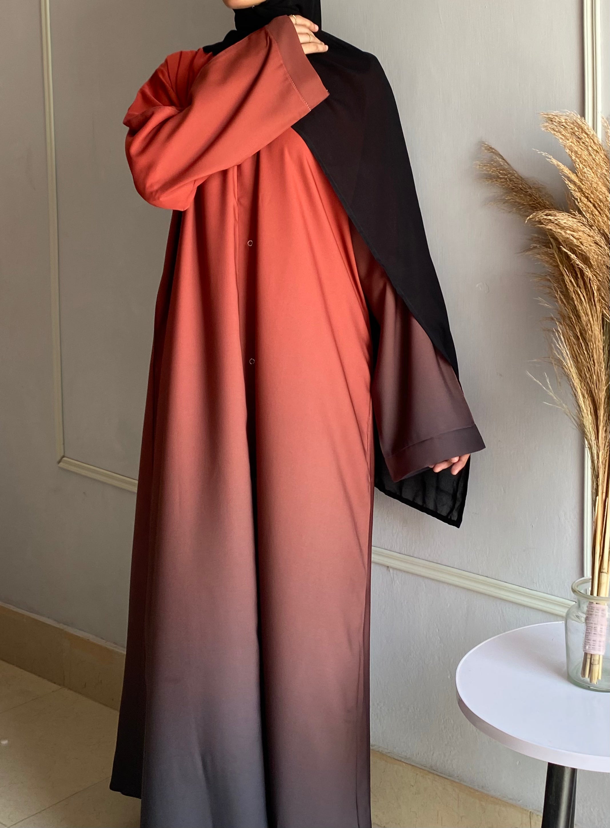 Ombre Serenity Abaya - Petal
