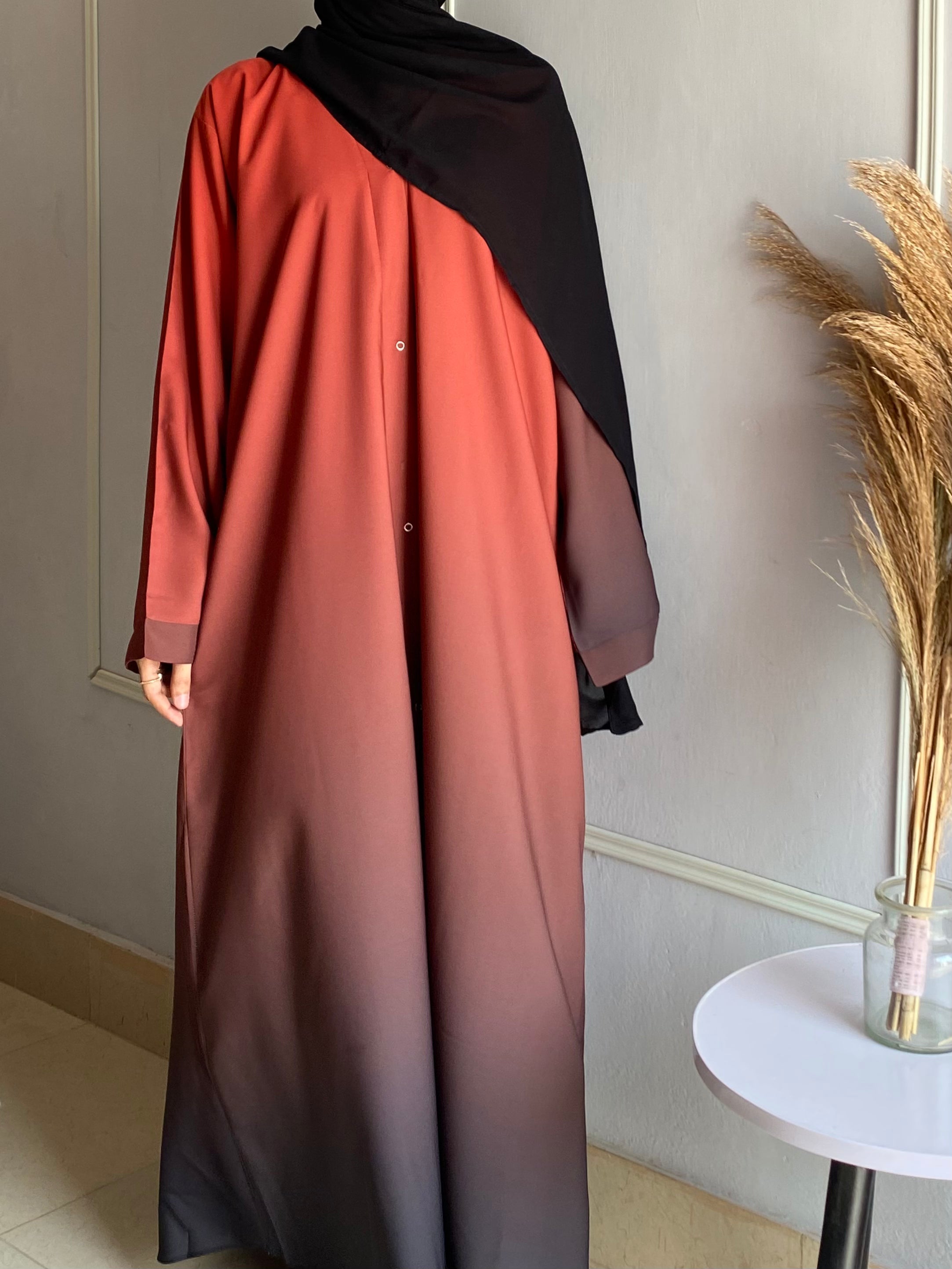 Ombre Serenity Abaya - Petal