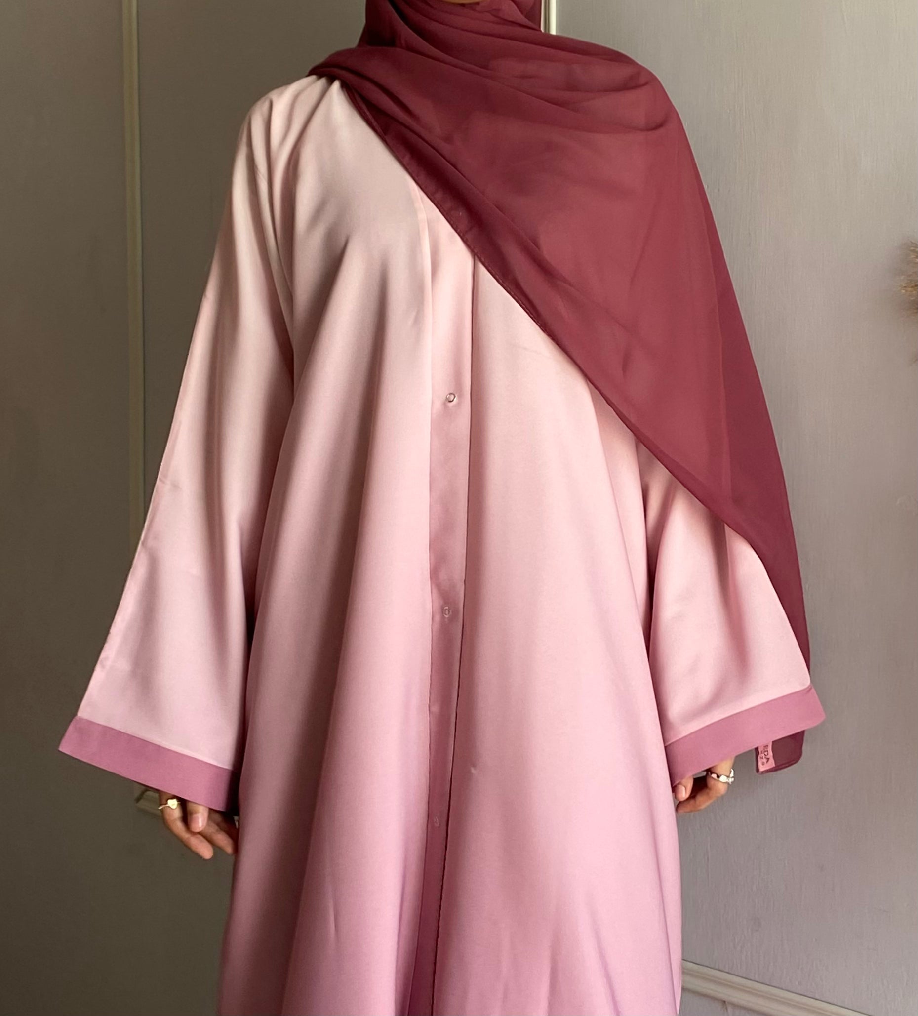 Ombre Serenity Abaya - Blush