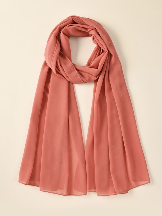 Essential Chiffon Hijab - Warm Peach