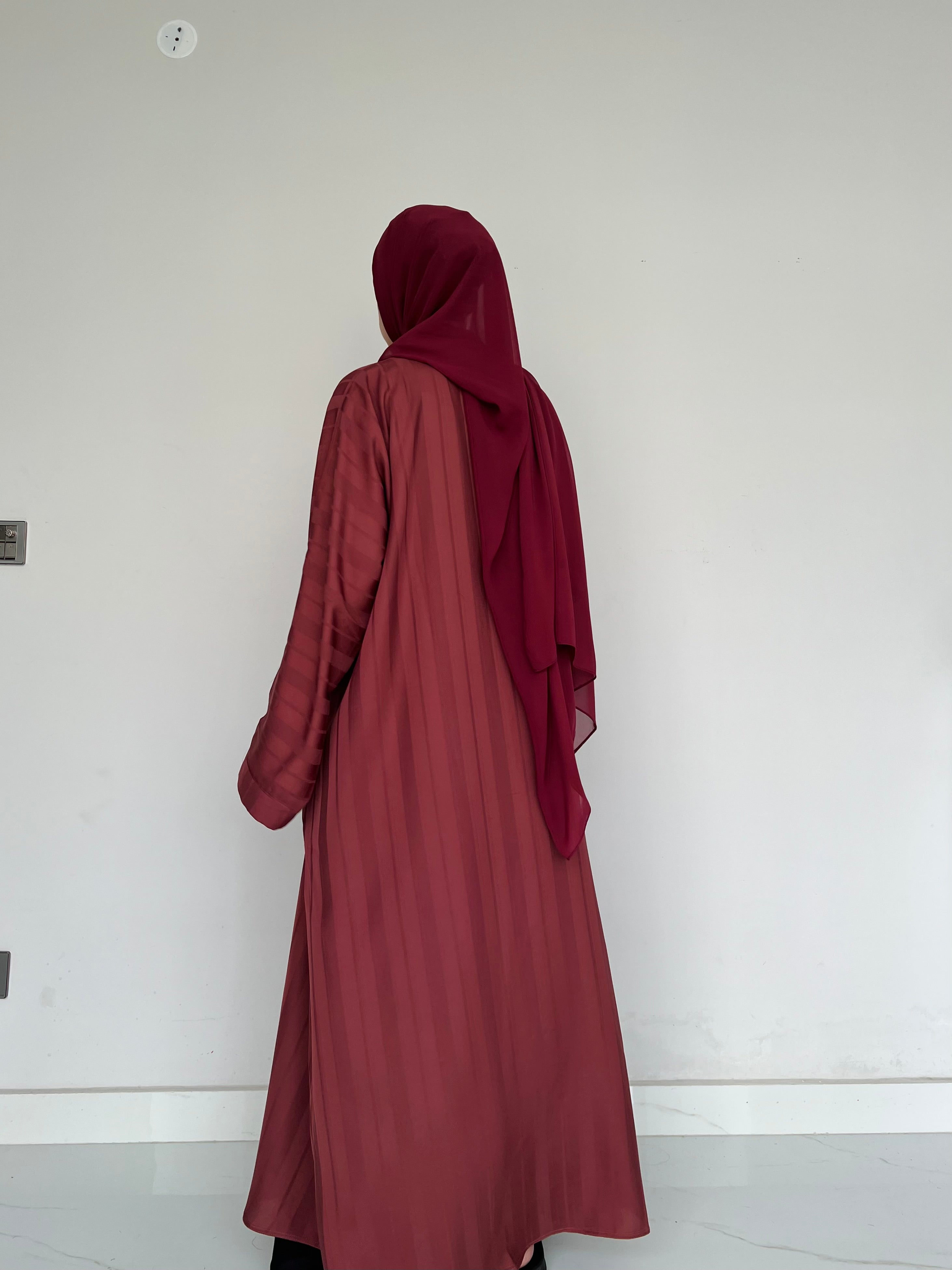 ZYRA - Nidha Luxe Abaya - Blush