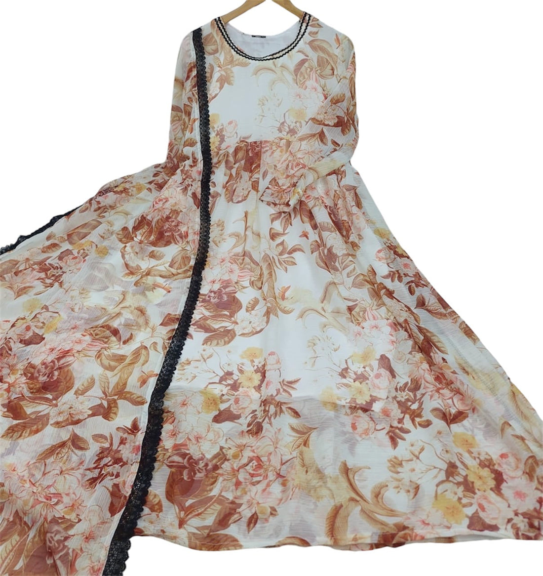 Bloom - Dupatta with Floral Maxi