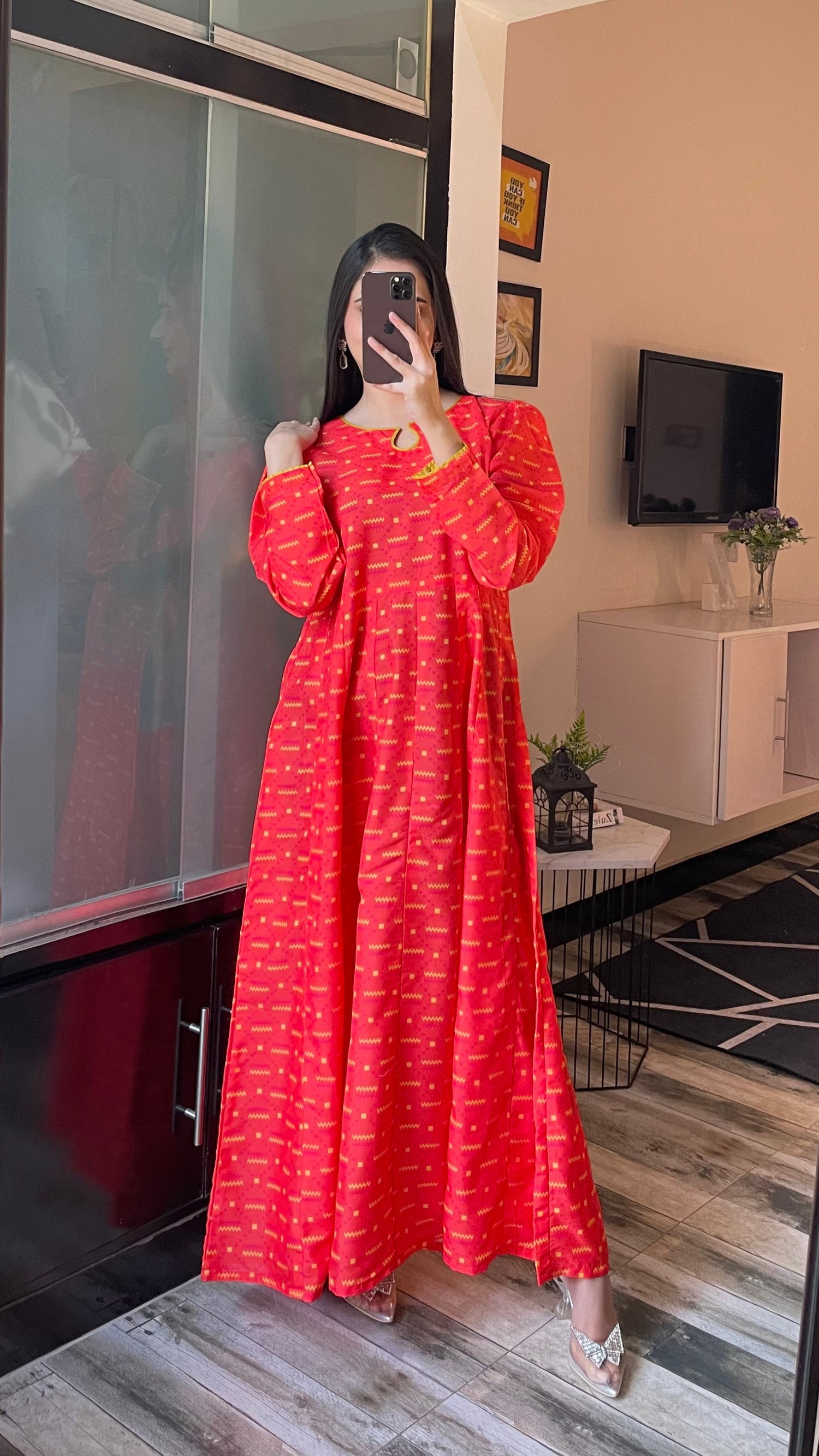 Flora - Long A-line Dress