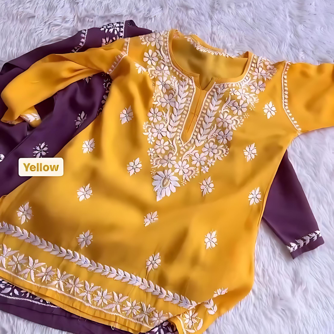 All Season Chickenkari Kurti