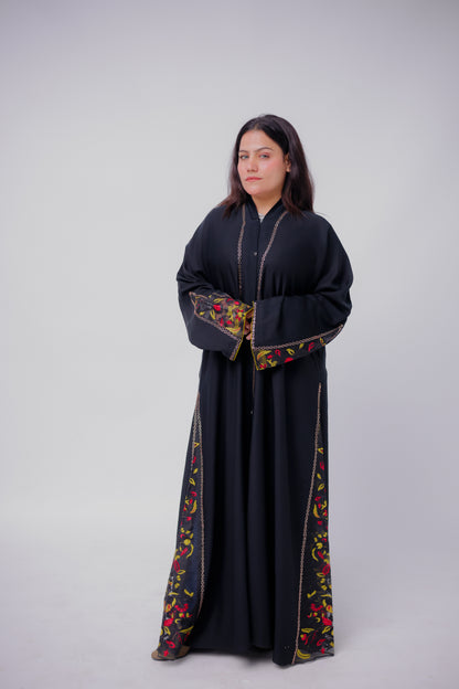 Black Embroidered Abaya – Premium Modest Wear for Women
