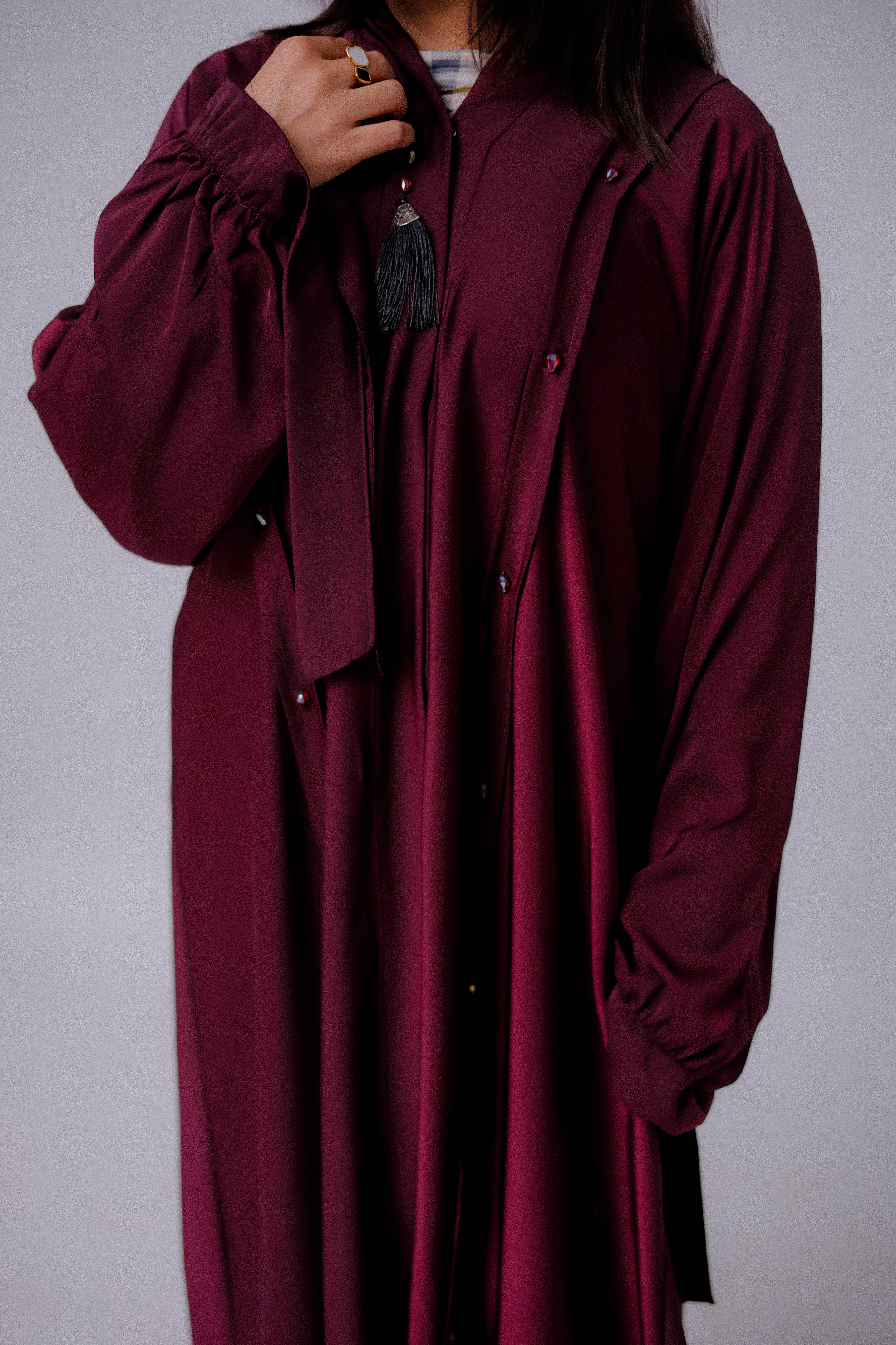 Premium TikTok Fabric Abaya with Modern Modest Fit