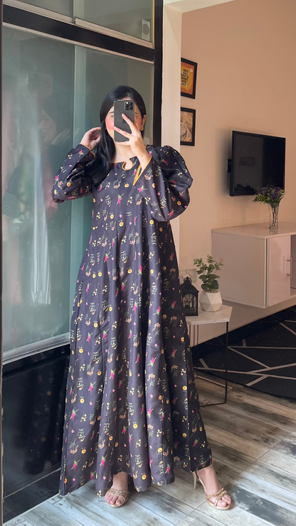 Charm - Long A-line Dress