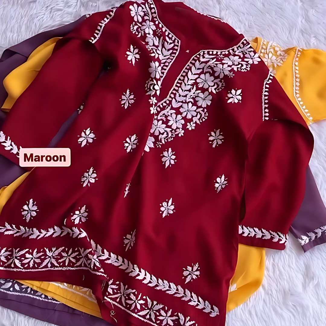 All Season Chickenkari Kurti
