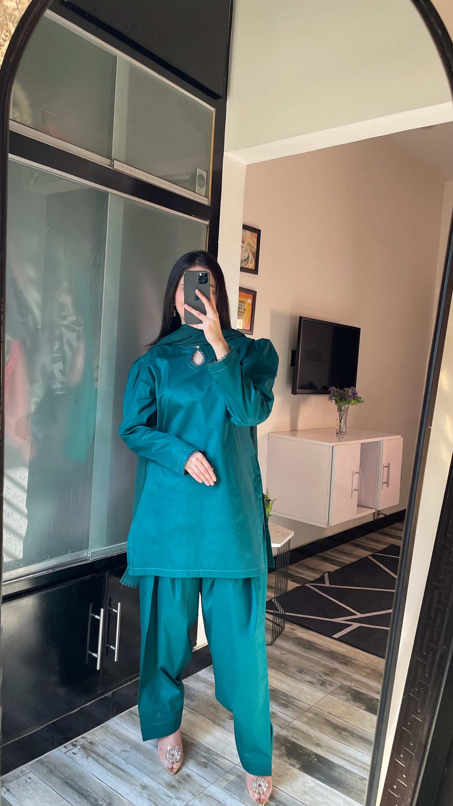 Farshi Set - Seagreen