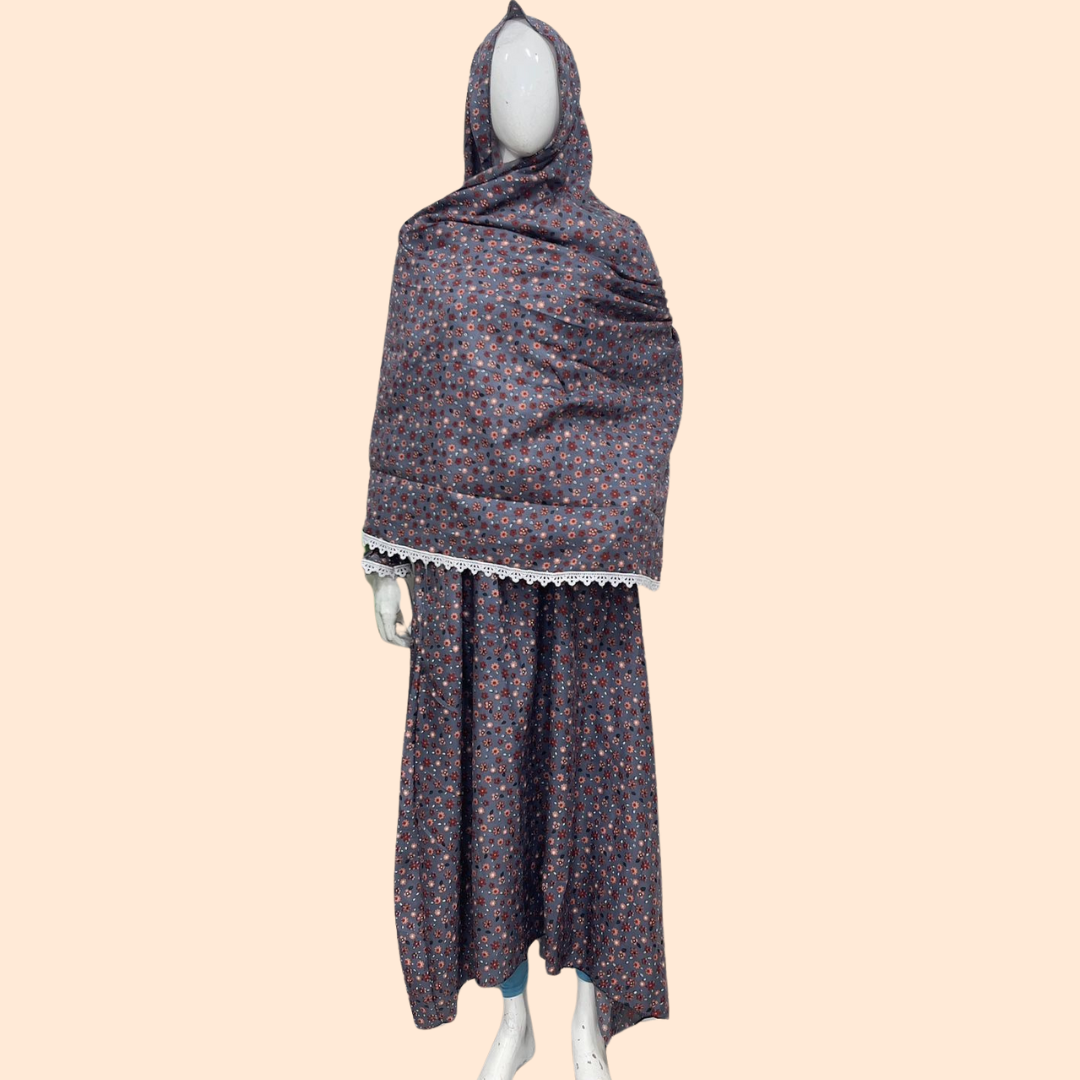 Prayer Set (Abaya + Attached Hijab)