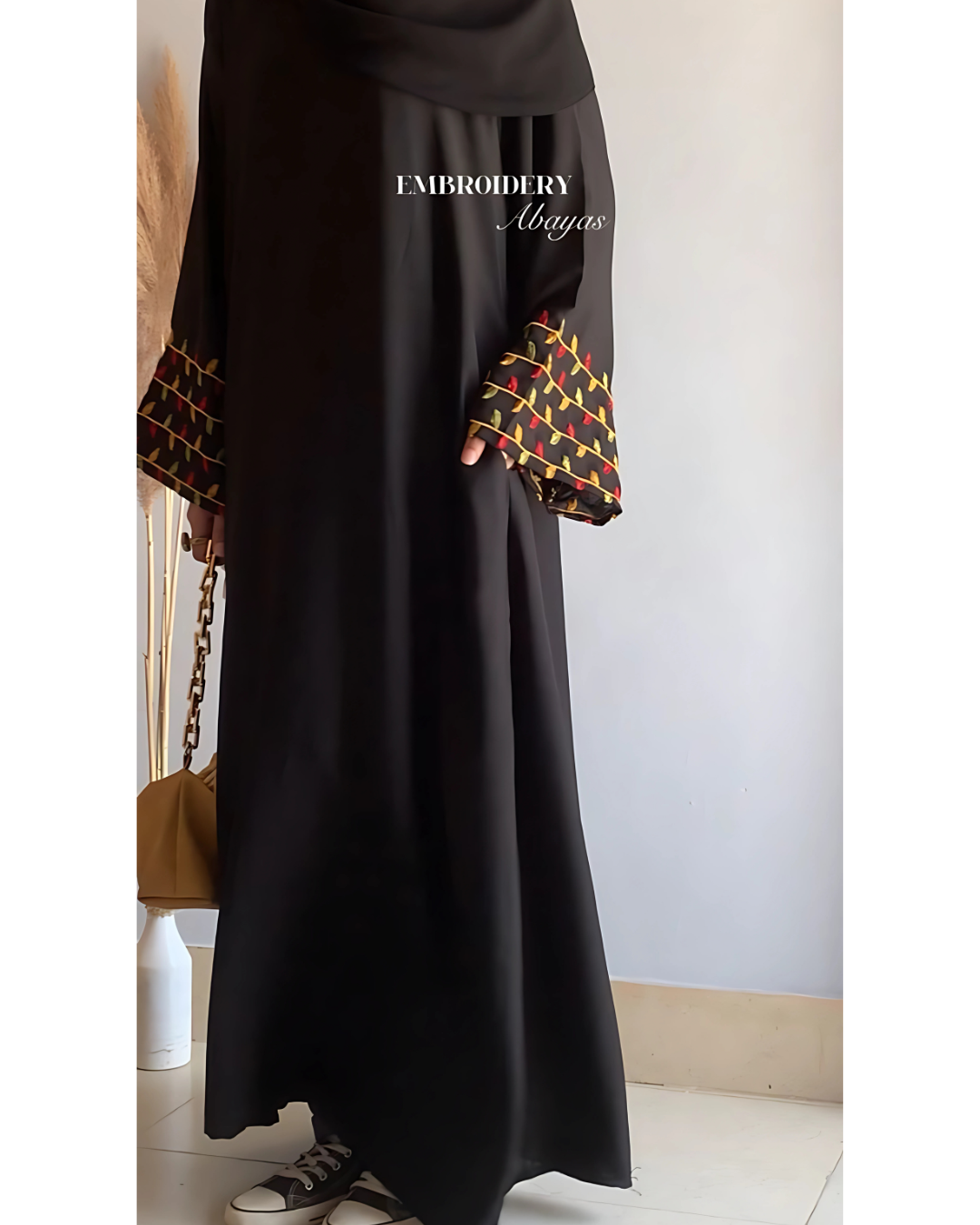 Tulip - Embroidered Abaya