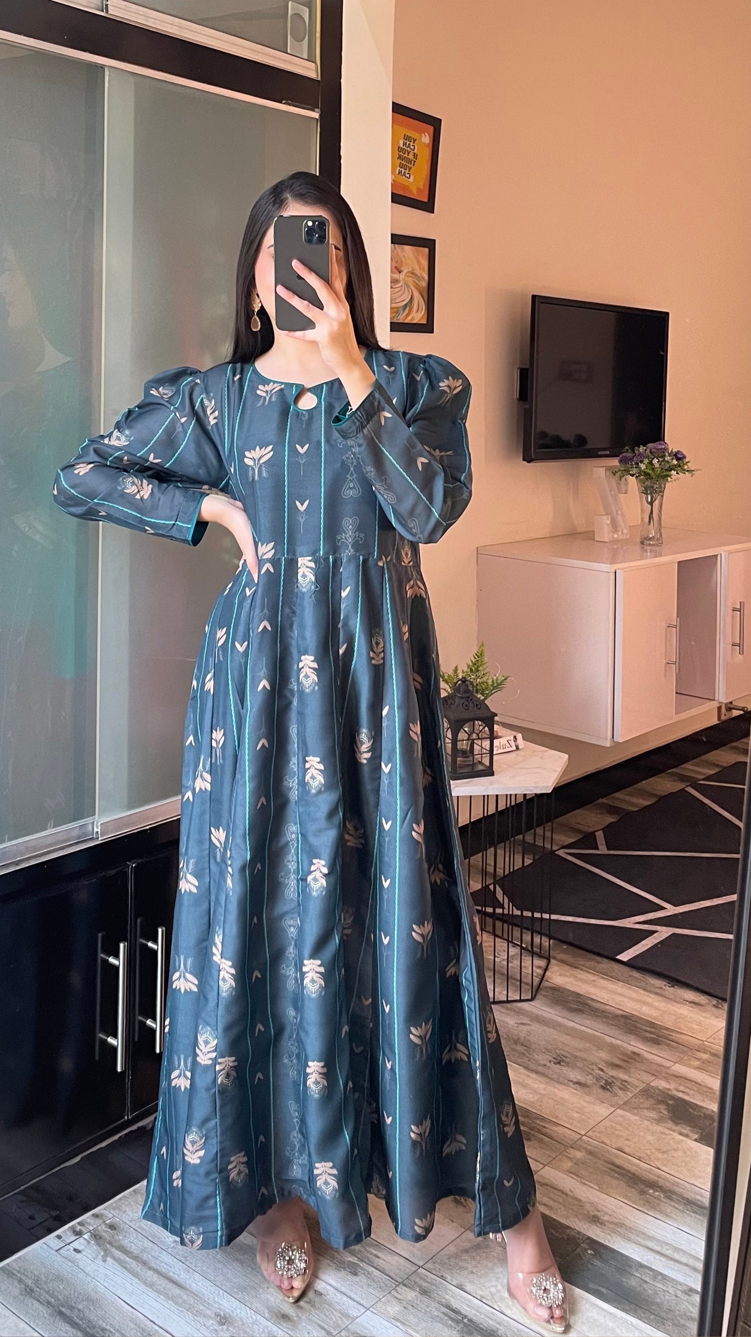 Serene - Long A-line Dress