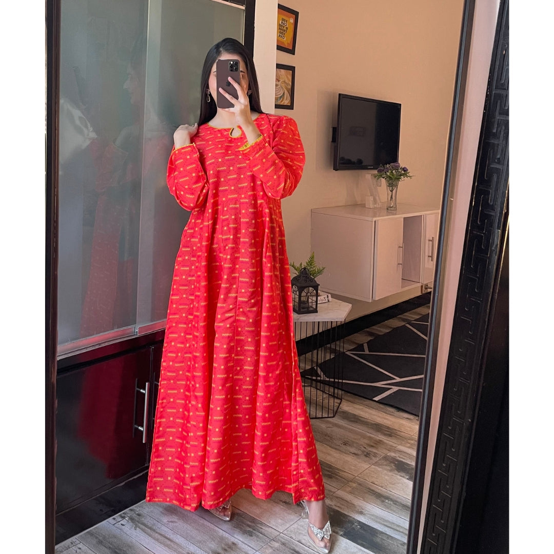 Flora - Long A-line Dress