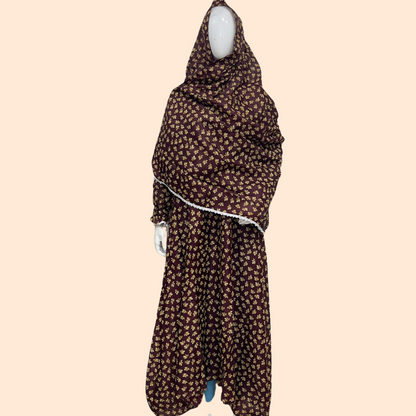 Prayer Set (Abaya + Attached Hijab)