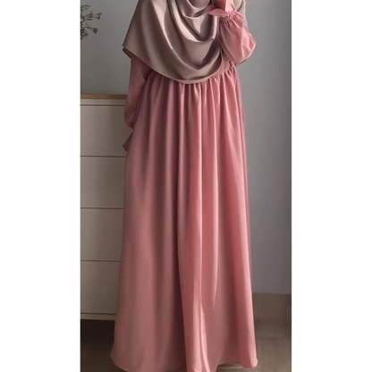 VINCY - FRILLED LONG DRESS/ABAYA