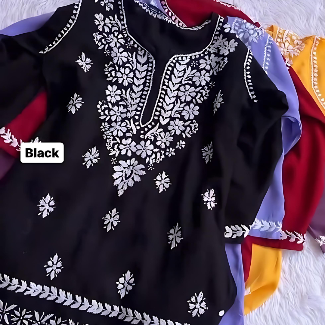 All Season Chickenkari Kurti