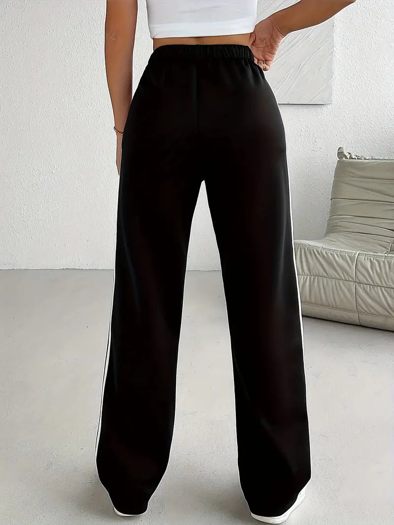 Double Striped Straight Leg Pants