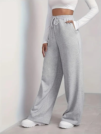 Wide leg loose Fit Trouser - Gray