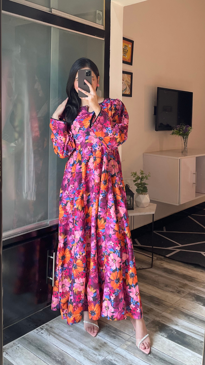 Muse - Long A-line Dress