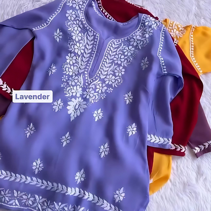 All Season Chickenkari Kurti