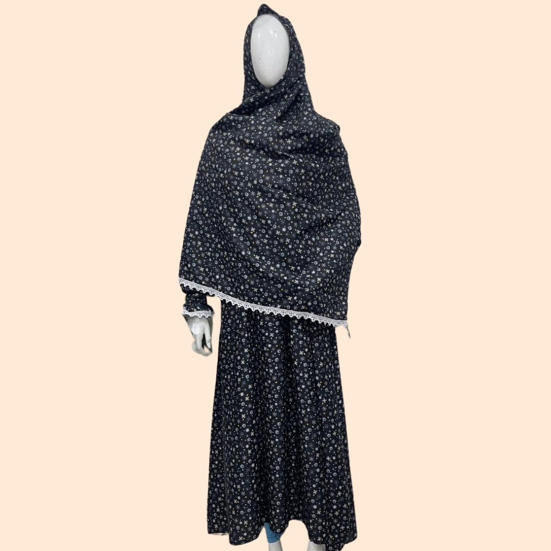 Prayer Set (Abaya + Attached Hijab)