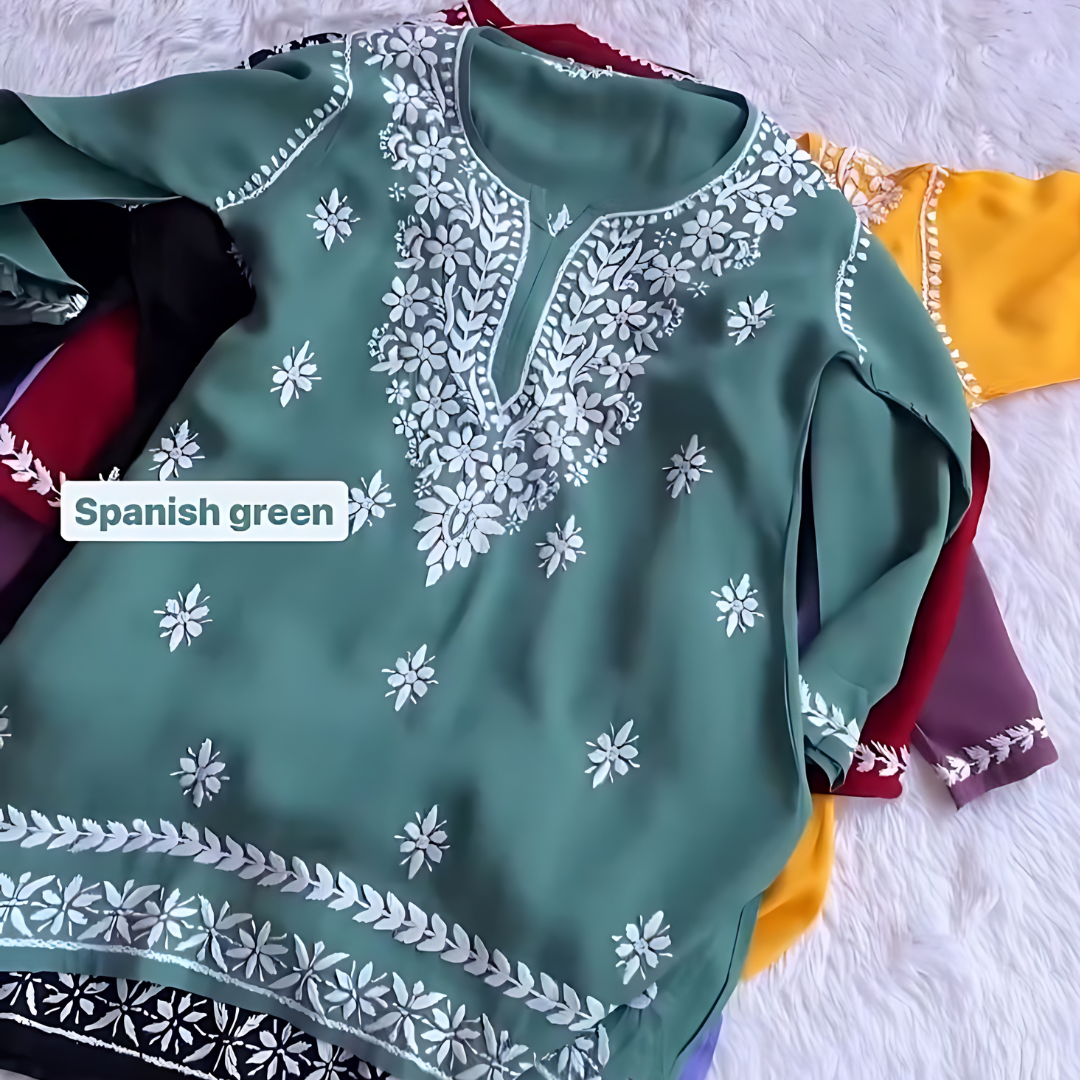All Season Chickenkari Kurti