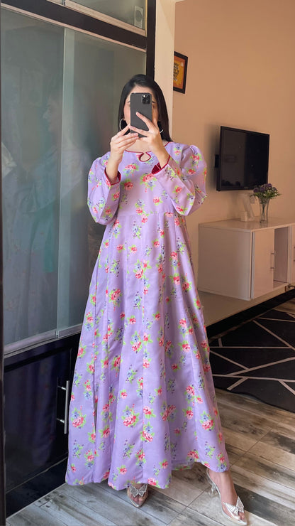 Lily - Long A-line Dress