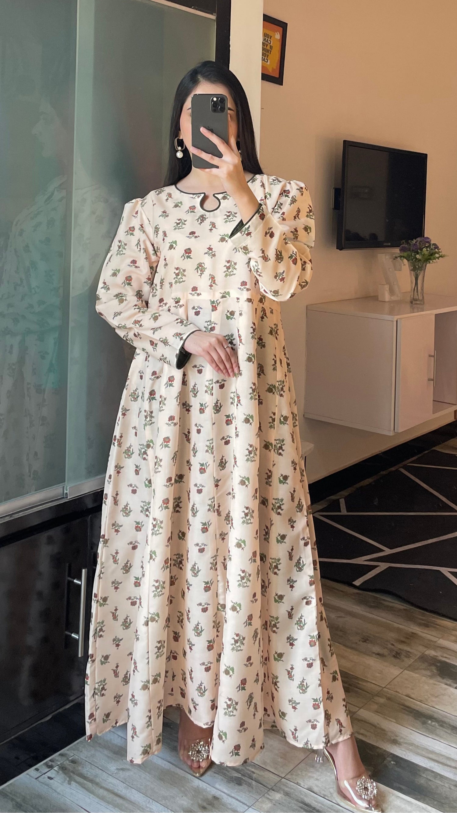 Floret - Long A-line Dress