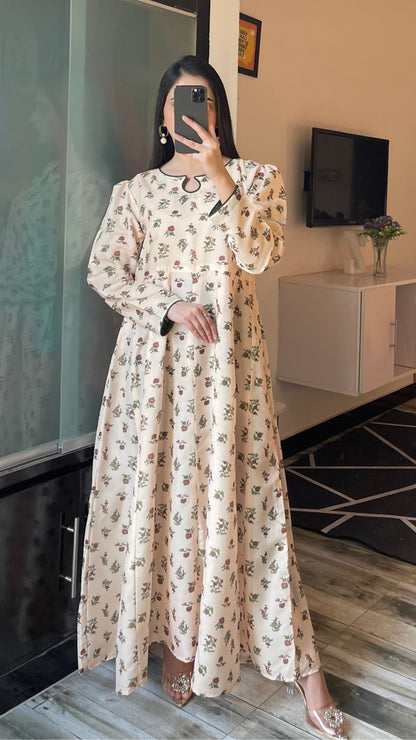 Floret - Long A-line Dress