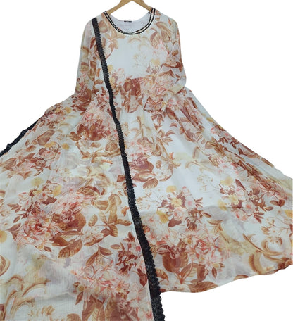 Bloom - Dupatta with Floral Maxi
