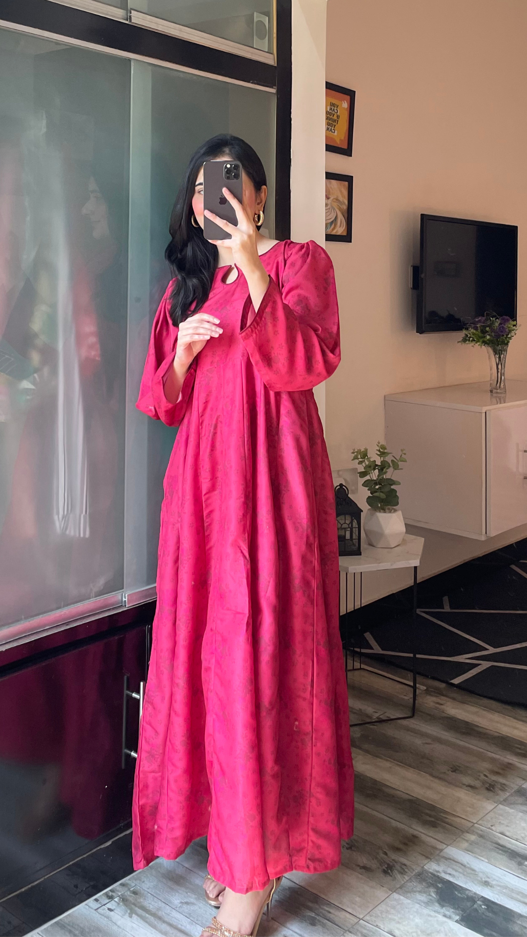 Camellia - Long A-line Dress