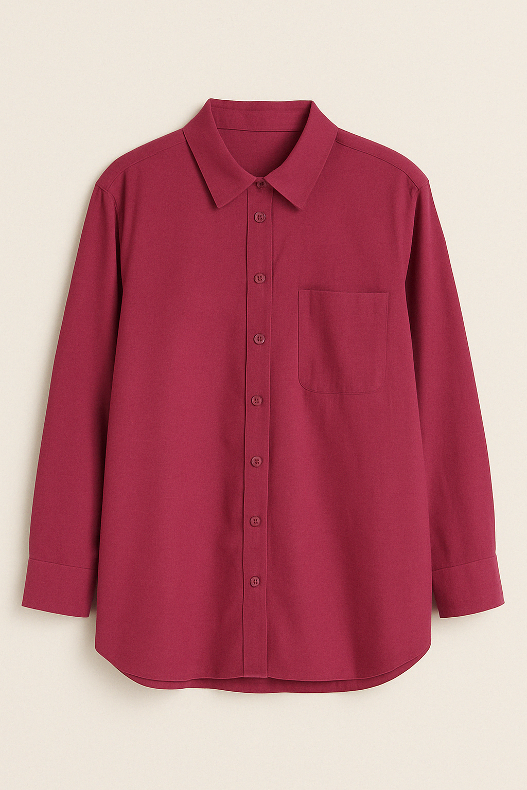 Casual Button Down Shirt - Mauve