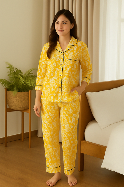 Summer PJ Set - SUNFLOWER
