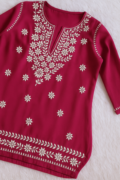 All Season Chickenkari Kurti