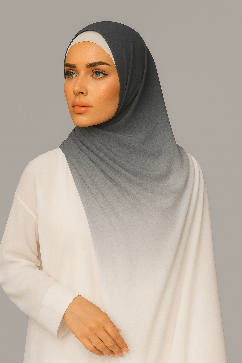 Ombre Dual Shade Hijab - 008