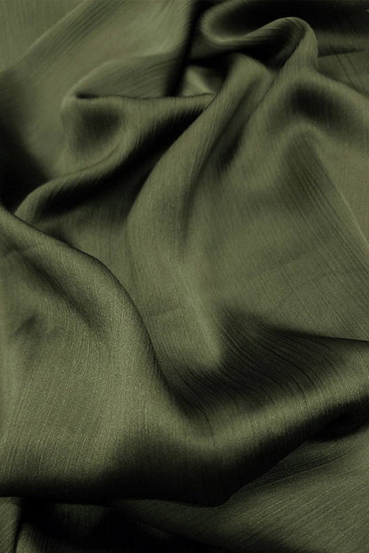 Premium Crinkle Silk Hijab - Green Sapphire