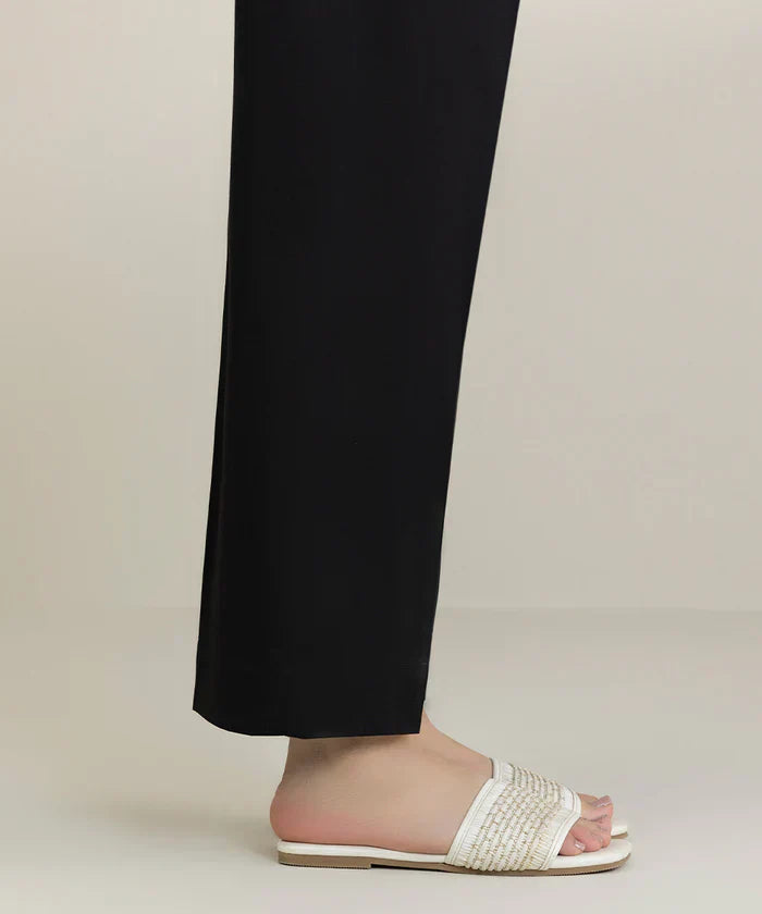 Straight Trousers For Women In Cotton