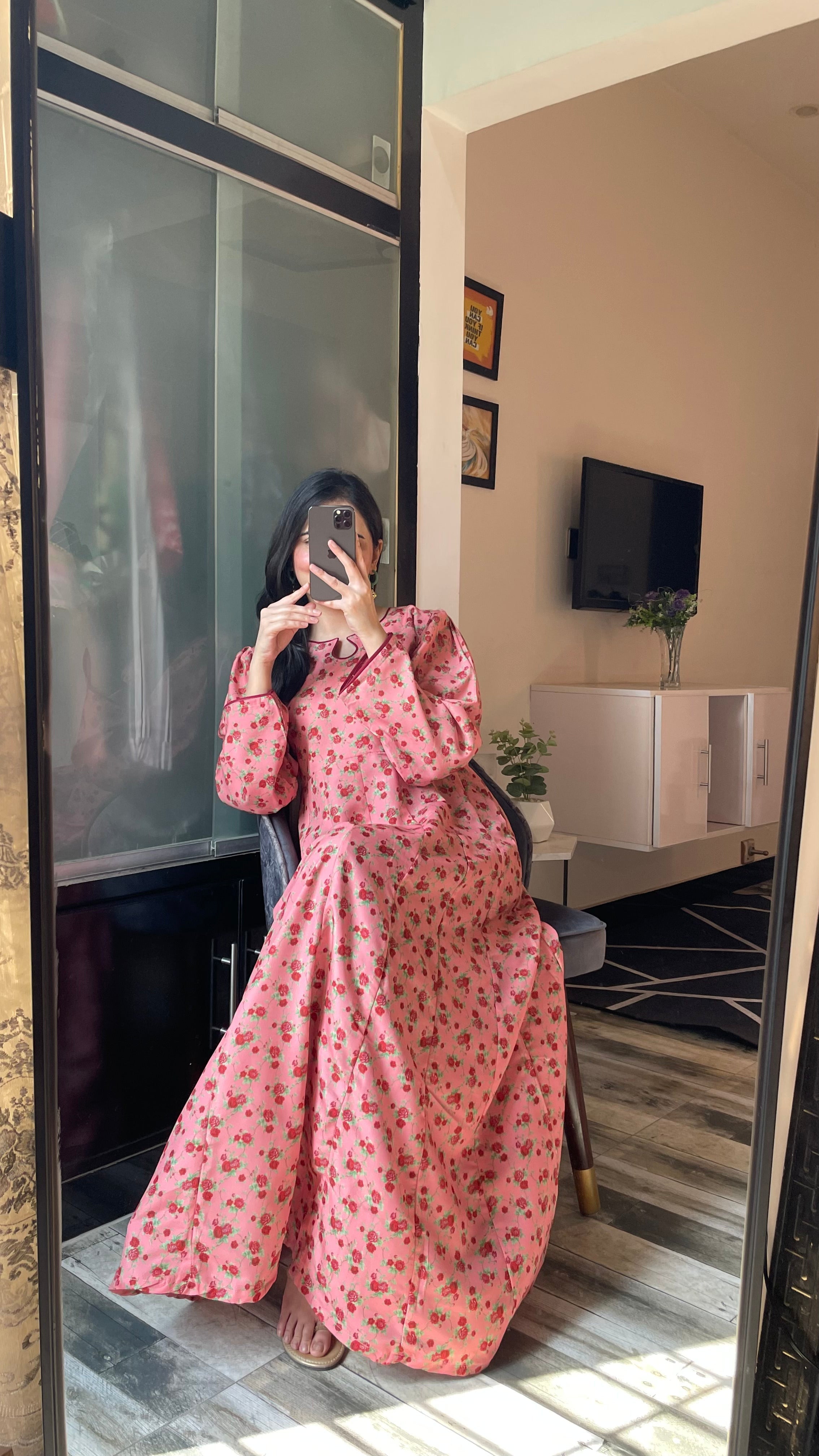 Fleuré - Long A-line Dress