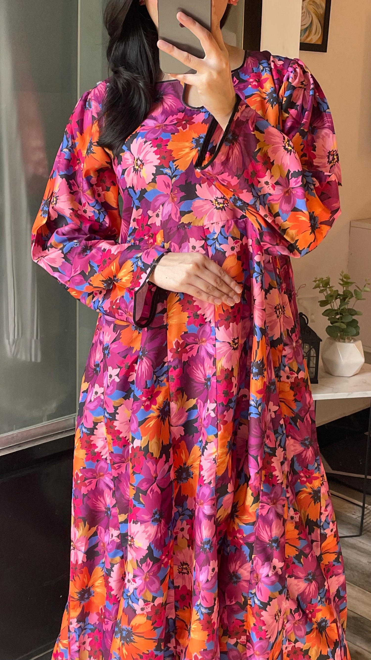 Muse - Long A-line Dress