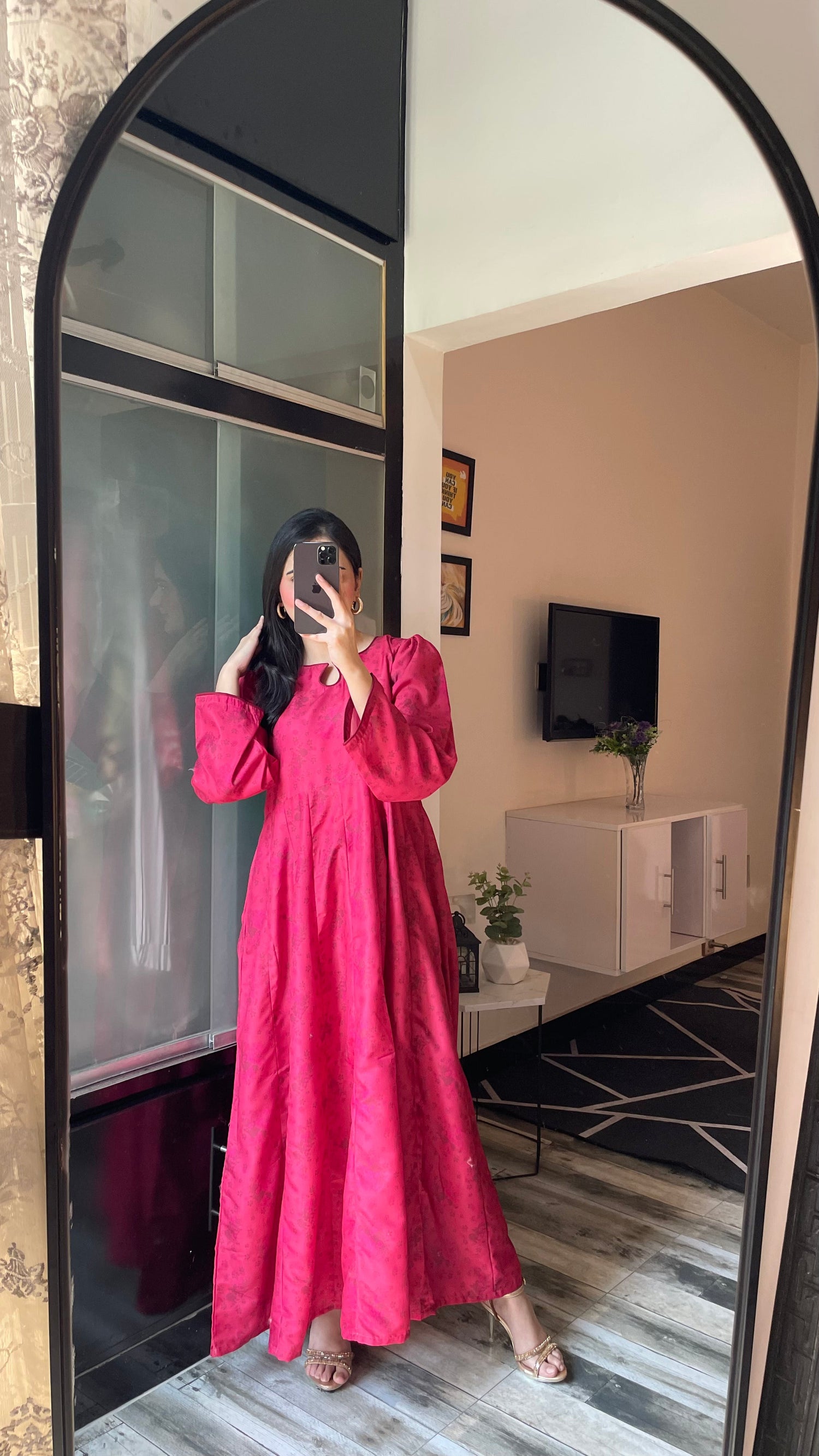 Camellia - Long A-line Dress