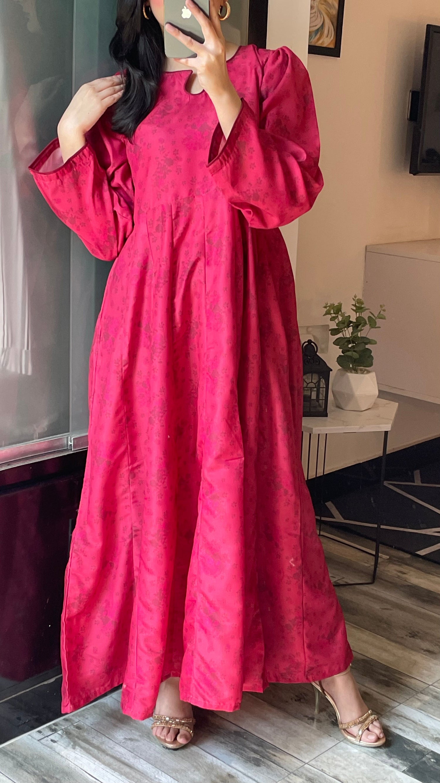 Camellia - Long A-line Dress