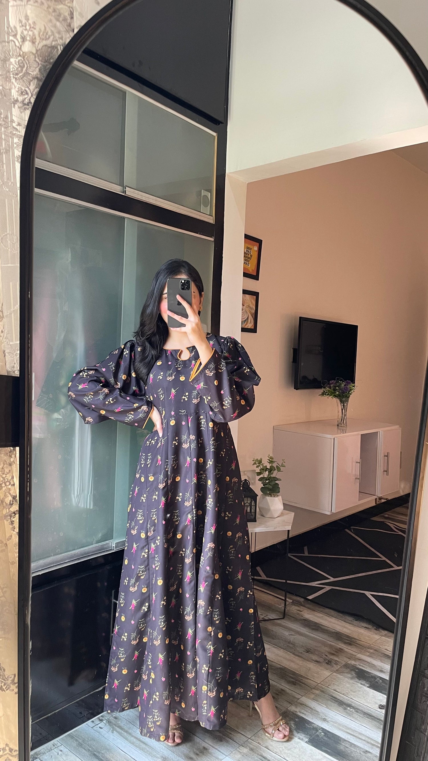 Charm - Long A-line Dress